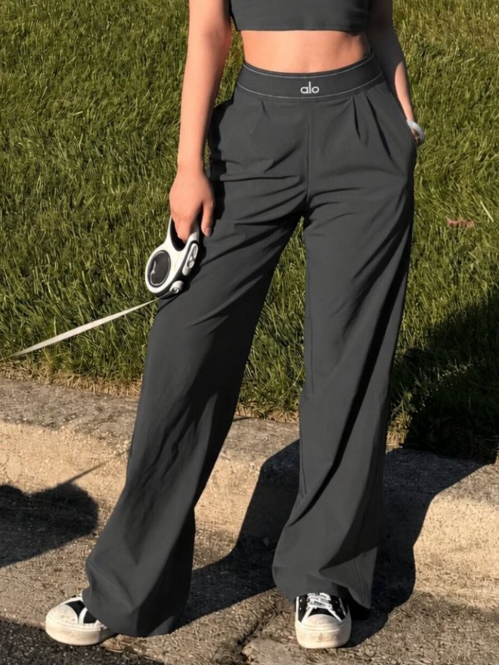 🥾ALO Yoga Suit Up Trouser Dark Grey (Regular)🧱 - Picture 8 of 8